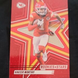 Panini Kansas City Chiefs Football Card - Red and Gold